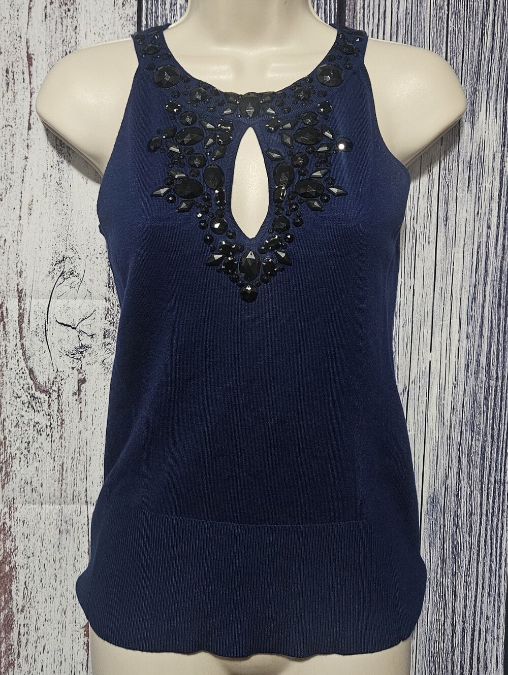 Cache beautiful jewel knit tank